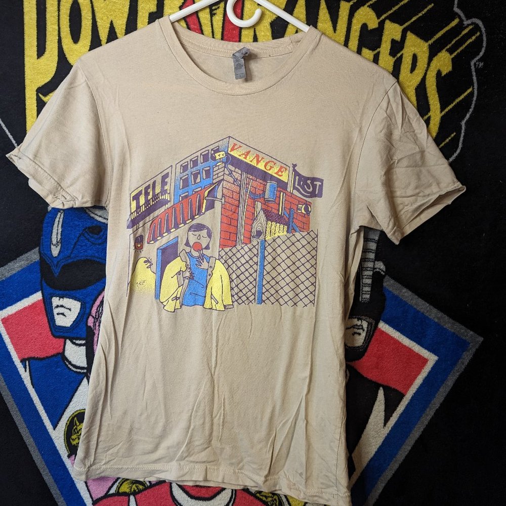 Televangelist Band Cream T-Shirt.  In good condition, size small.